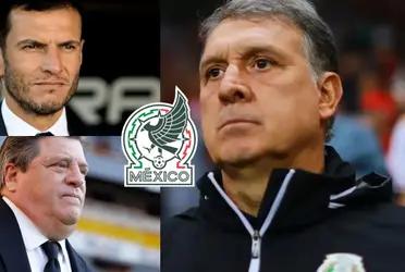Gerardo Martino kicked him out through the back door and this is what Jaime Lozano did now that El Tri has failed