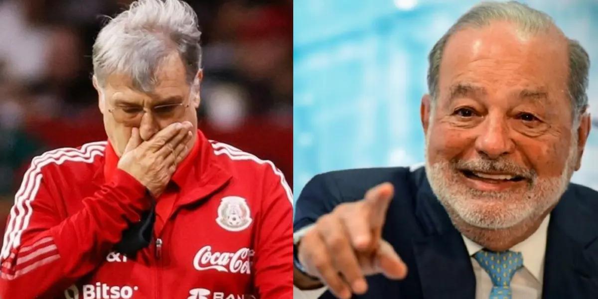 Gerardo Martino says thank you to the Mexican National Team after the Qatar World Cup. The new coach of the Mexican national team would say yes thanks to Carlos Slim.