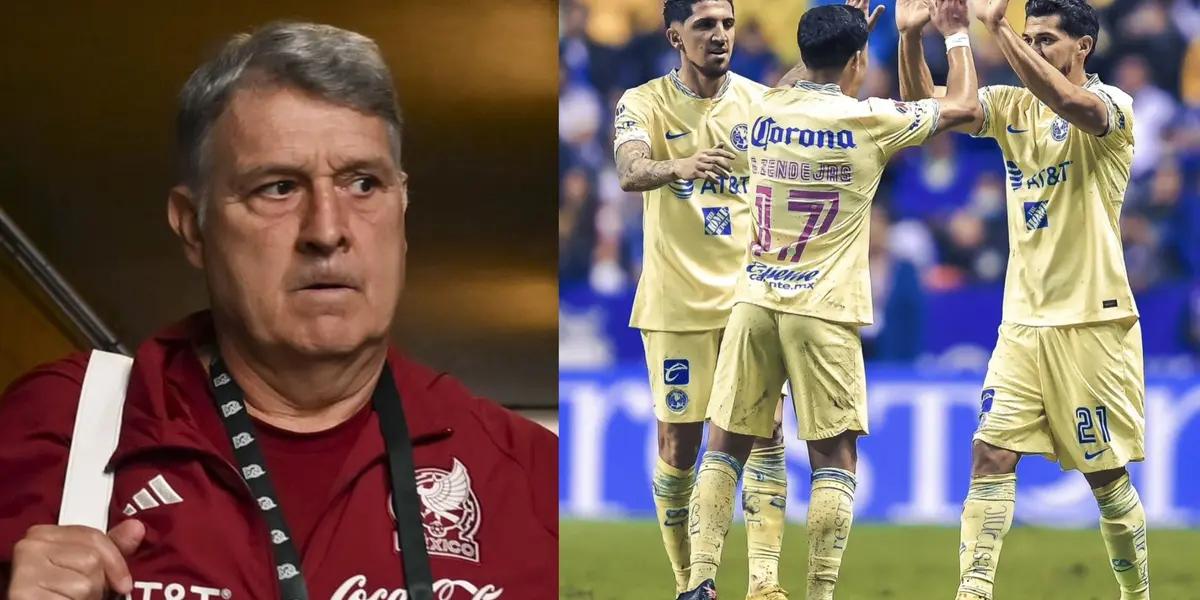 Gerardo Martino surprises with two new faces from Club America on the Mexican national team roster, just a few days before the World Cup