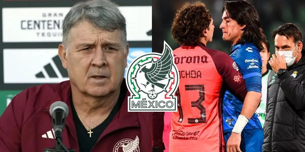 Gerardo Martino was present at the match between Club America and Toluca and witnessed Guillermo Ochoa's terrible mistake