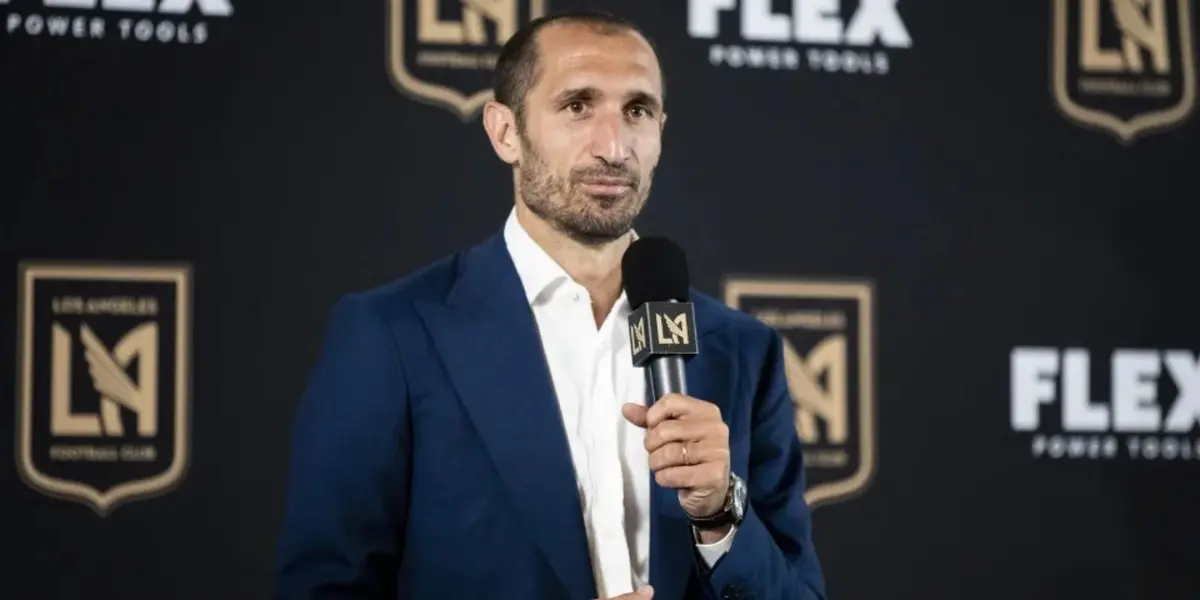Giorgio Chiellini was presented as the new player of Los Angeles Football Club 