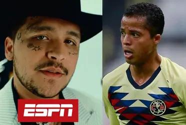 Giovani dos Santos and Christian Nodal are united by the relationship they had with Belinda; now sport too