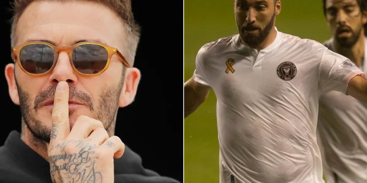 Gonzalo Higuain will miss the Inter Miami game against Nashville FC and Beckaham got angry because two of his stars will not be able to be there