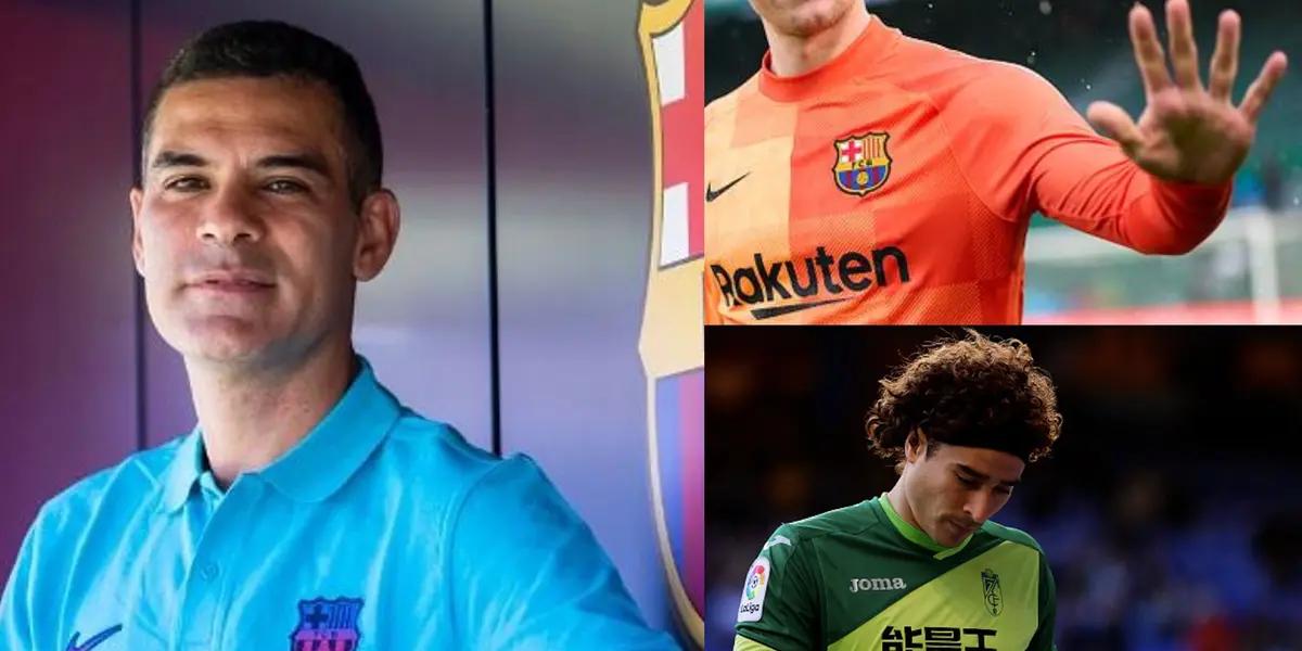 Goodbye to Guillermo Ochoa. Rafa Márquez would like to play for a goalkeeper, for his process at Barcelona but also to go to El Tri.