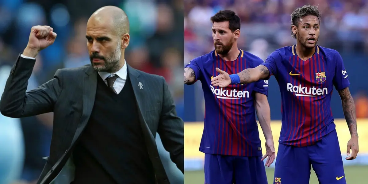 Guardiola could be preparing a mega offer together with Manchester City to join Lionel Messi and Neymar in the Premier League.
