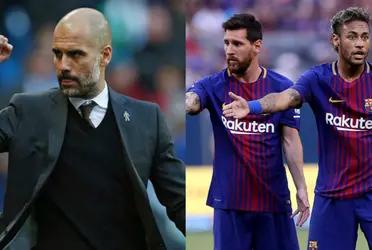 Guardiola could be preparing a mega offer together with Manchester City to join Lionel Messi and Neymar in the Premier League.