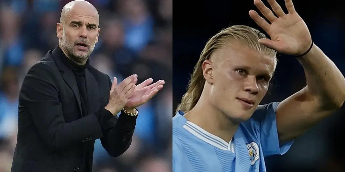 Guardiola is not worried about Haaland's drought