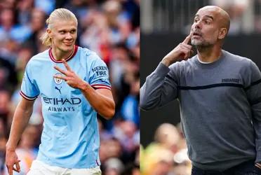 Guardiola spoke about Erling Haaland after he was compared to Lionel Messi