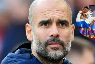 Guardiola's affection for Barcelona is well known and now he has shown it again