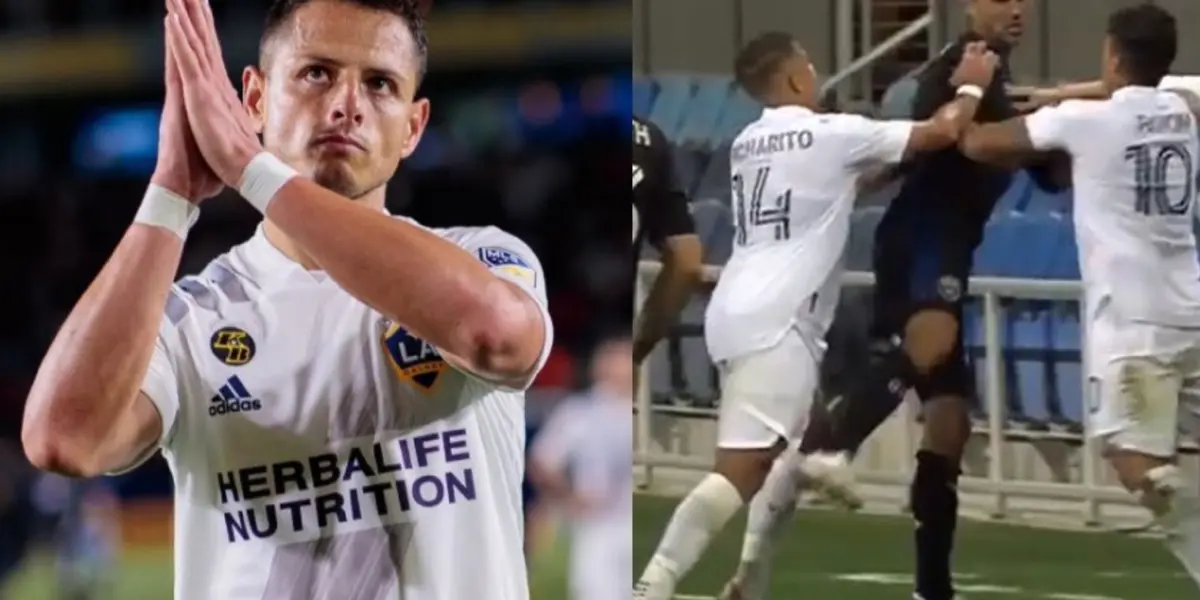 Guillermo Barros Schelotto's team has a duel of egos and this time it involved Chicharito Hernandez with a player from the coach's wing.