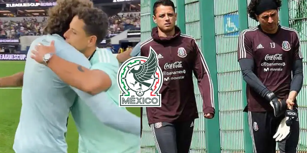 Guillermo Ochoa and Chicharito met face to face, the striker asked Memo an uncomfortable question 