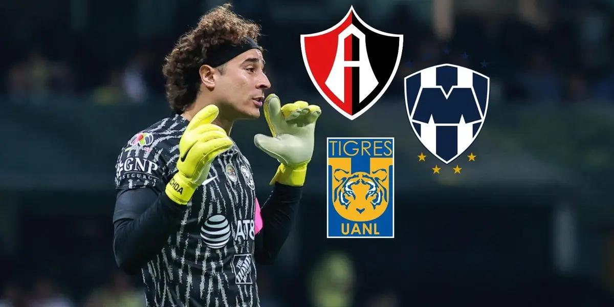 Guillermo Ochoa is not completely convinced about renewing his contract with América and now another Mexican team could be his new destination