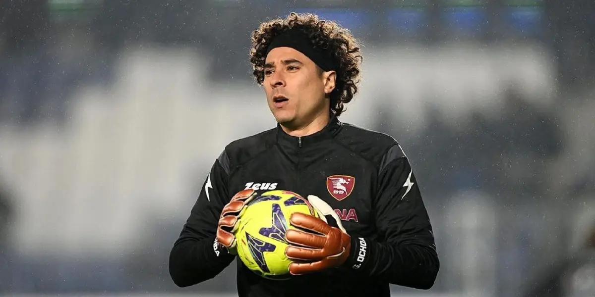 Guillermo Ochoa is playing in his first season with Salernitana