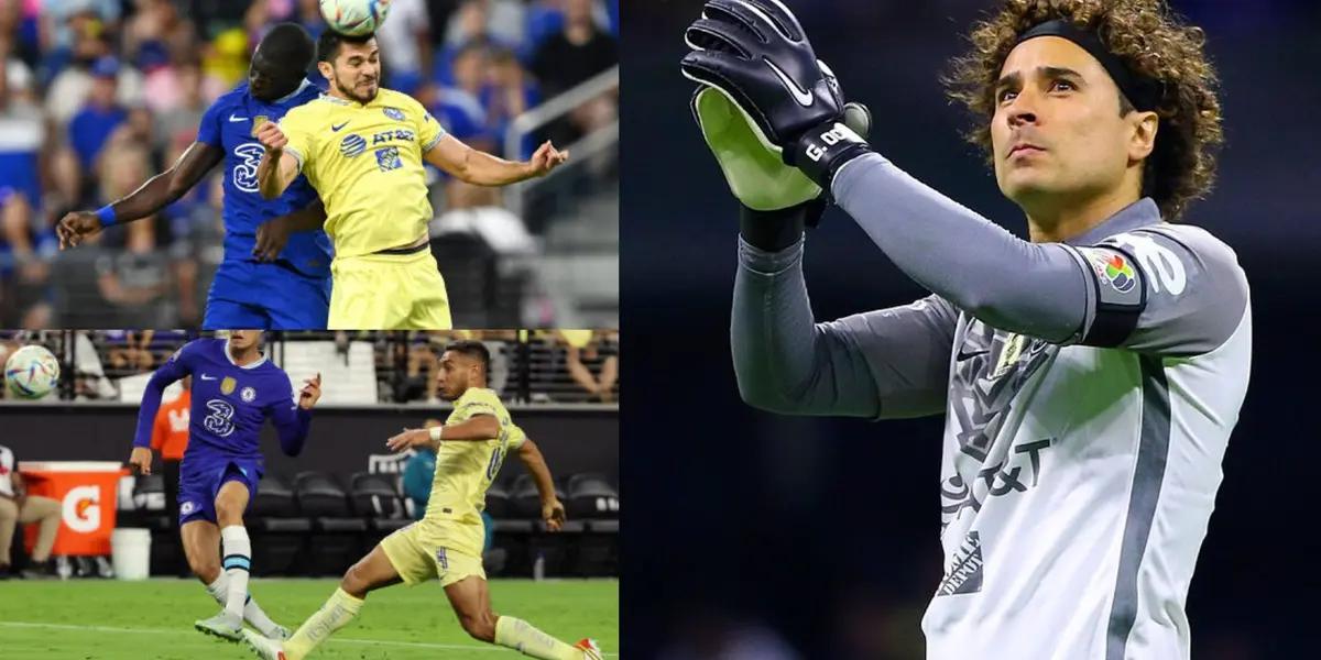Guillermo Ochoa left after 30 minutes after getting angry with one of his América teammates