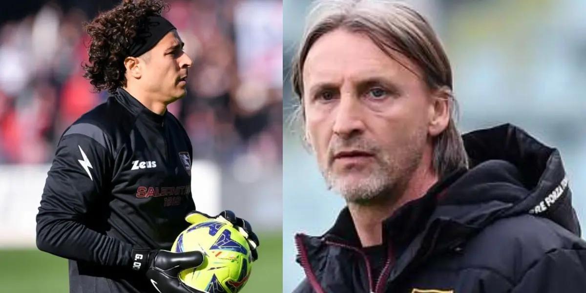 Guillermo Ochoa made his debut with Salernitana where he conceded two goals in less than 20 minutes to AC Milan