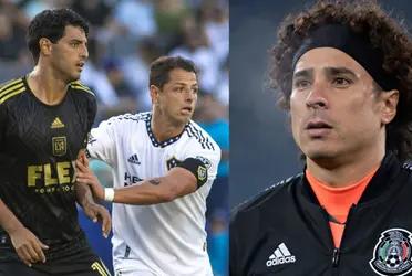 Guillermo Ochoa met again with Chicharito and Carlos Vela during the Leagues Cup exhibition matches.