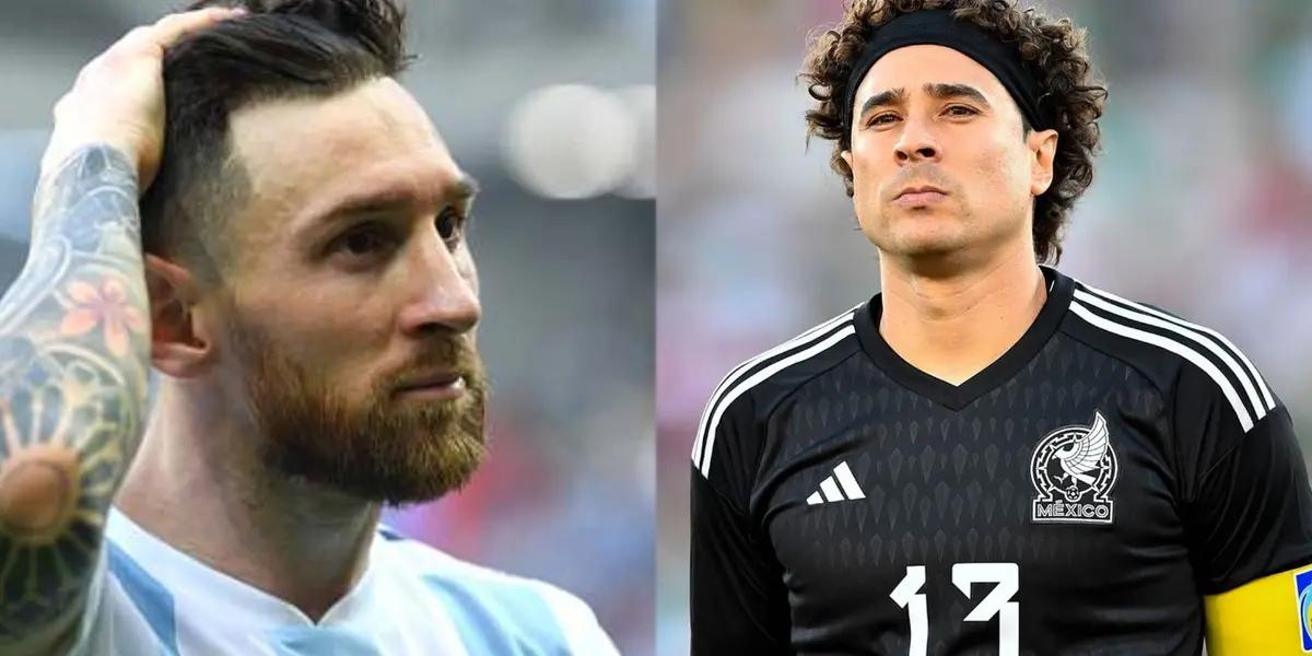 Guillermo Ochoa showed the hierarchy he has within the Mexican national team. Now this is what Lionel Messi does when he sees that the goalkeeper can be a factor