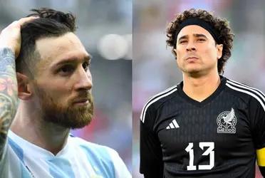 Guillermo Ochoa showed the hierarchy he has within the Mexican national team. Now this is what Lionel Messi does when he sees that the goalkeeper can be a factor