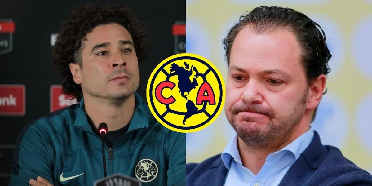 Guillermo Ochoa to leave America and sign with Salernitana, all because of an internal fight with Santiago Baños