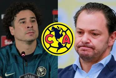 Guillermo Ochoa to leave America and sign with Salernitana, all because of an internal fight with Santiago Baños