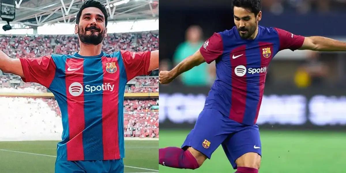 Gundogan scored the first goal of the match between FC Barcelona and Real Madrid