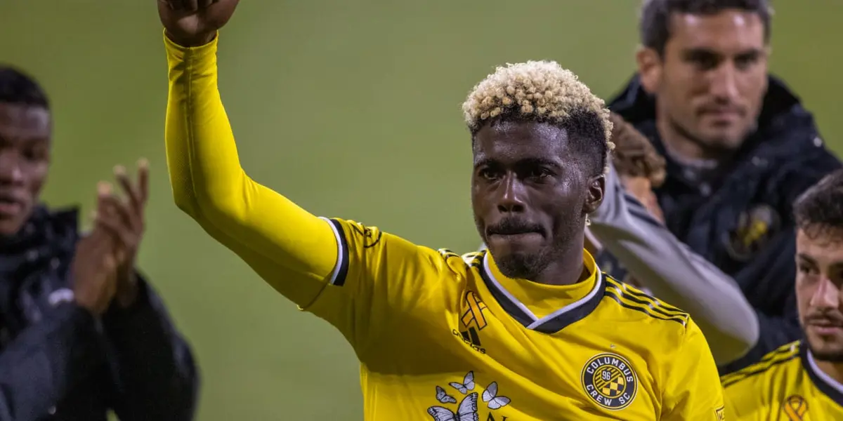 Gyasi Zardes has scored seven times in only ten Regular Season games in the MLS. His team, Columbus Crew SC, is one of the candidates to lift the MLS Cup trophy.
