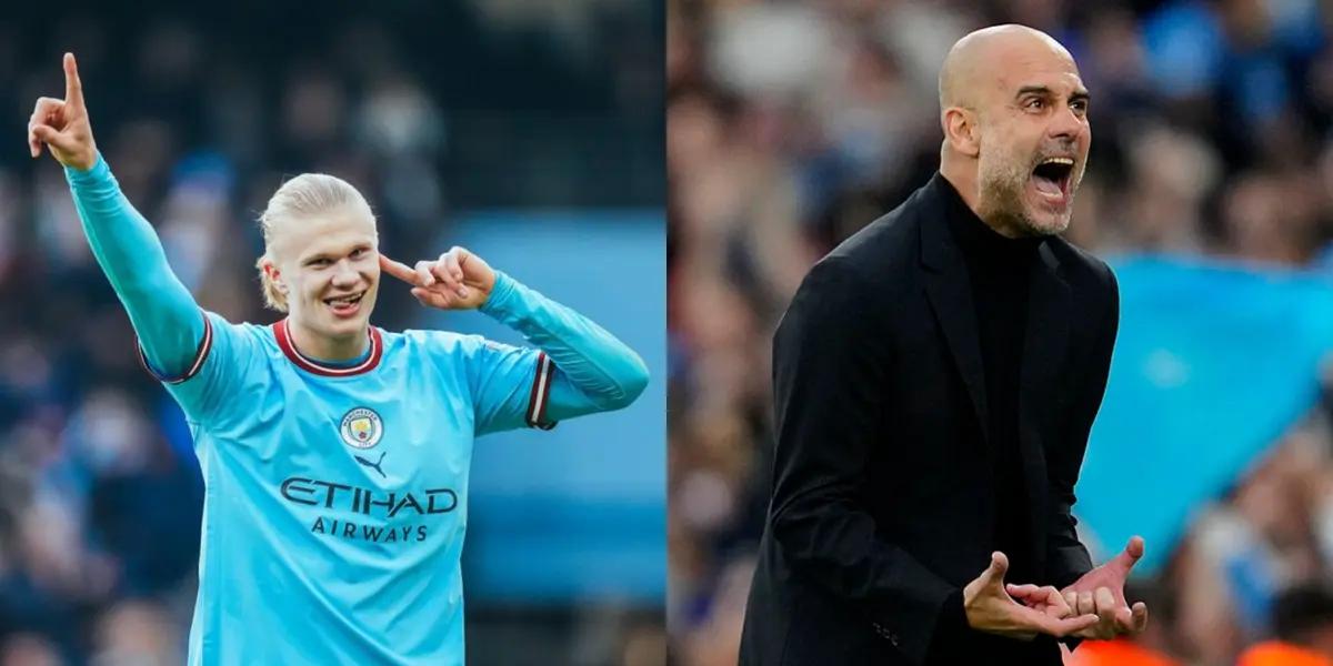 Haaland could see his technical director Pep Guardiola betrayed in the future
