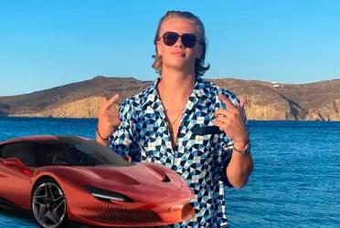 Haaland has a Ferrari that neither Vinícius nor Mbappé have
