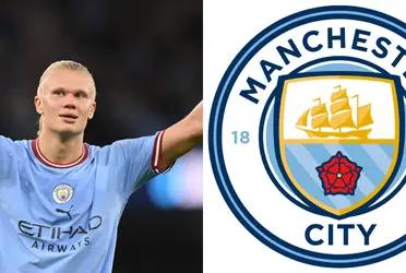 Haaland has just scored a great goal against West Ham in the Premier League