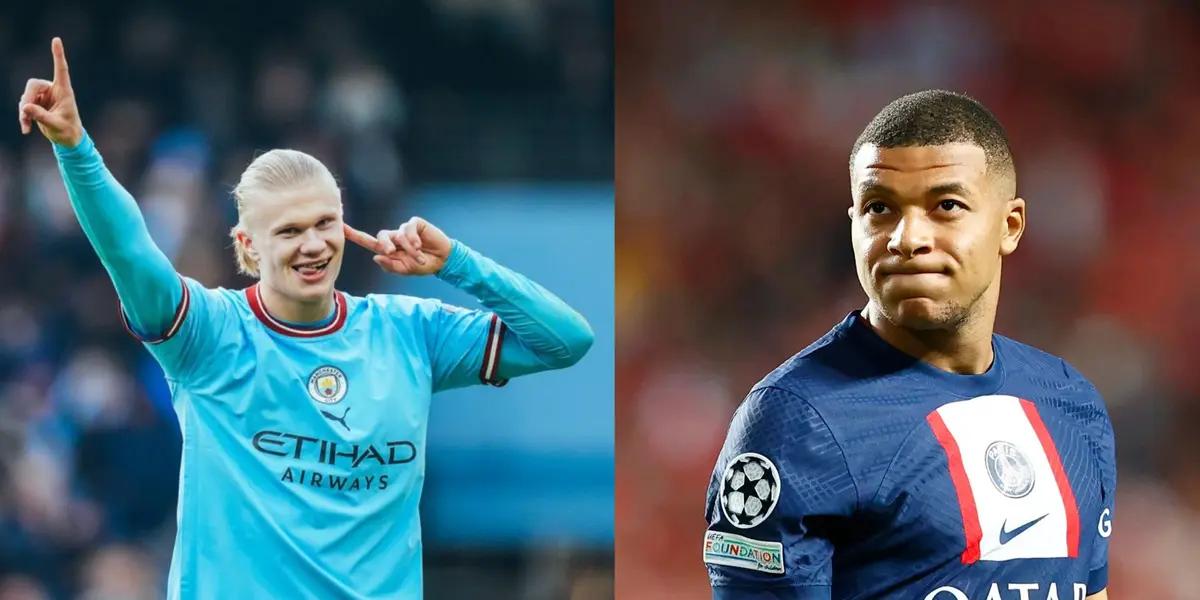 Haaland once again humiliated Kylian Mbappé for his luxury and not for a football game.