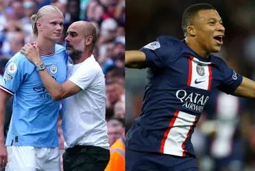 Haaland was unable to start the game with Manchester City, here's what Mbappe did that worried the Norwegian