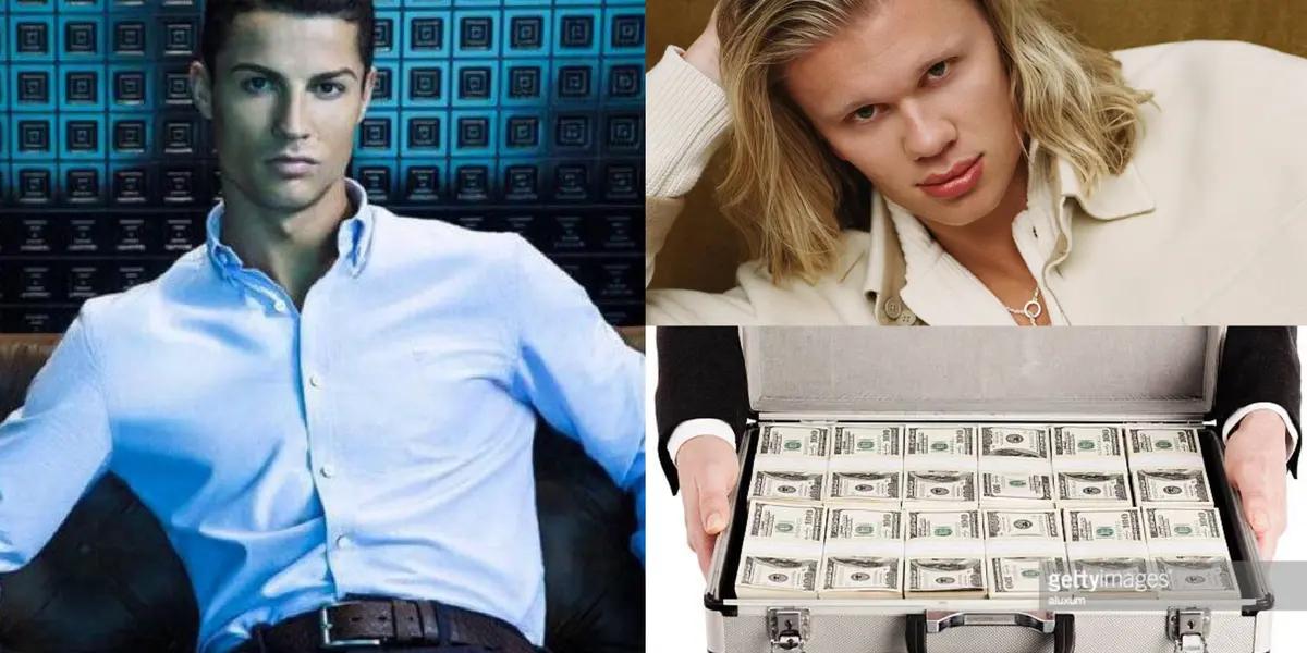 Haaland would earn money for this contract like Cristiano Ronaldo's