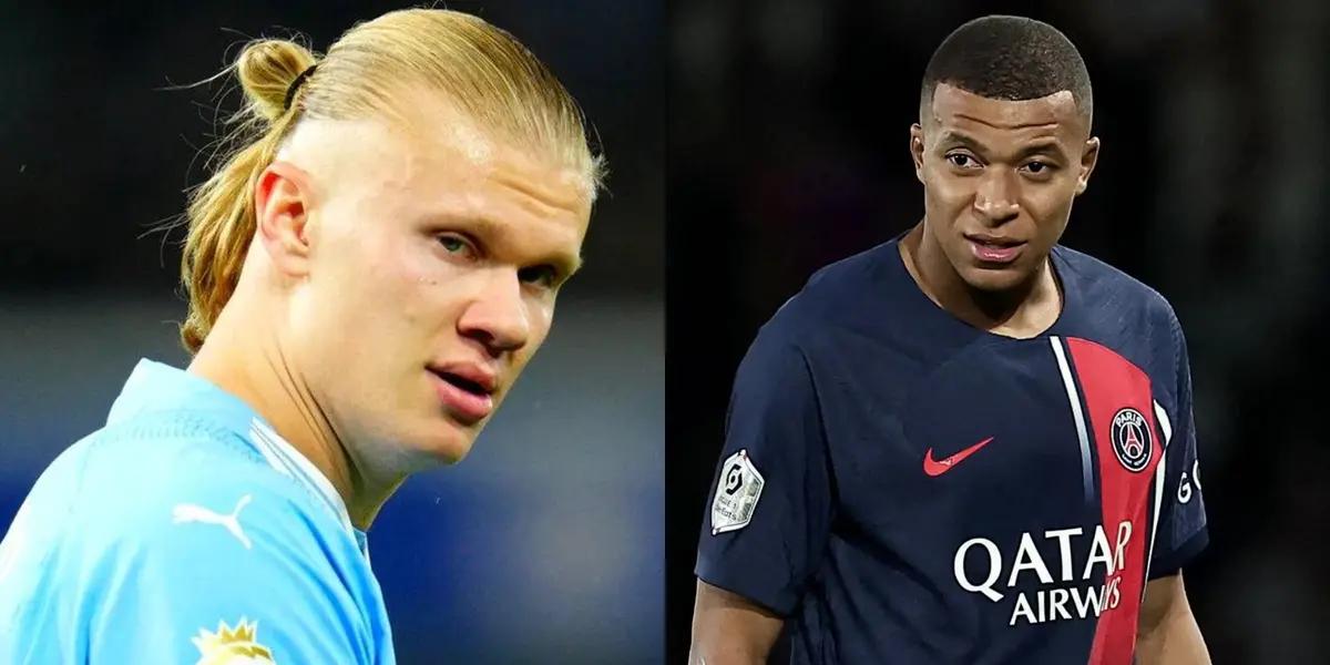 Haaland's numebers at Manchester City would improve massively Mbappe's numbers at PSG.