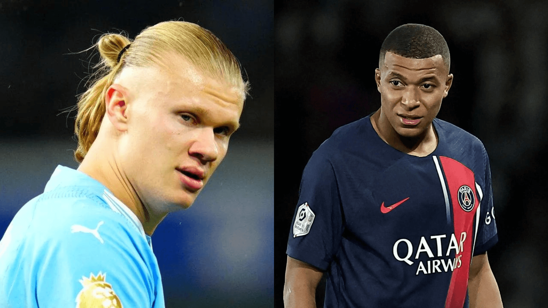 Haaland's numebers at Manchester City would improve massively Mbappe's numbers at PSG.