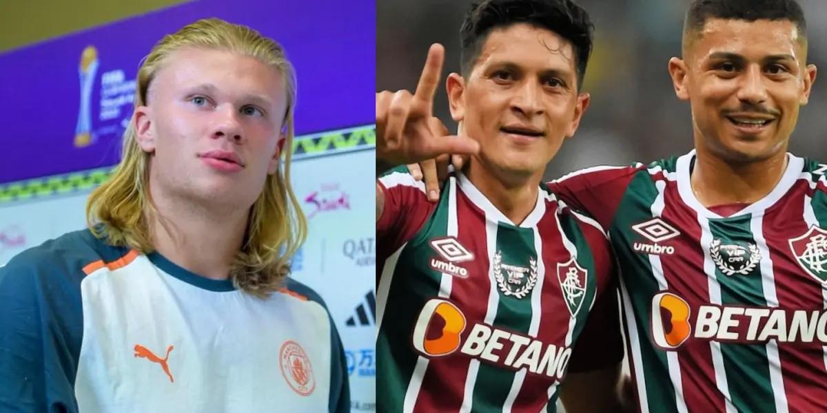 Haaland's unexpected gesture with Fluminense fans