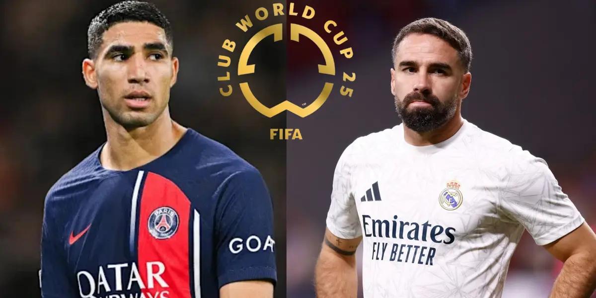 Hakimi and Carvajal. Photo. El Confidencial