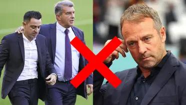 Hansi Flick might not be the new coach for FC Barcelona next season.