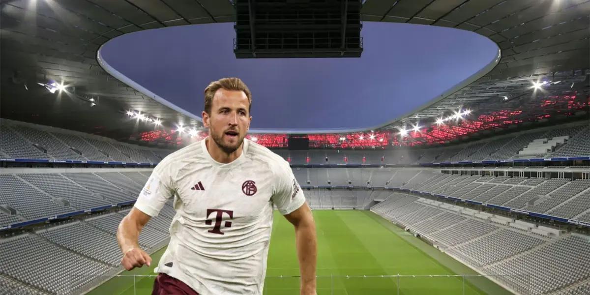 Harry Kane scored his first goal for Bayern Munich in the Bundesliga