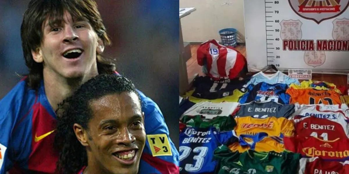 Having collected shirts all your life and having Messi, Ronaldinho or Messi stolen must be the worst disappointment for this former Liga MX player who played a FIFA World Cup