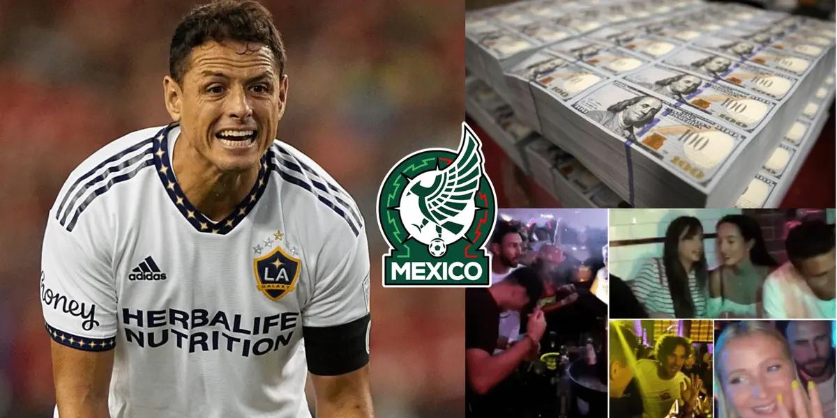 He also loves to party but is not banned like Javier Hernandez from El Tri. His quota is ready, all for 1 million dollars.