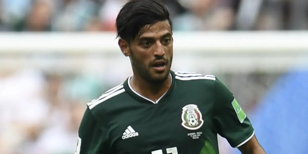He announced early in the week that he's decided to not play again for El Tri.