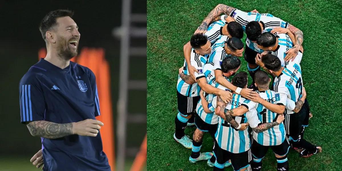 He barely registers a commitment with the Albiceleste, he has no space and would ask for an opportunity in a country that has also been world champion.