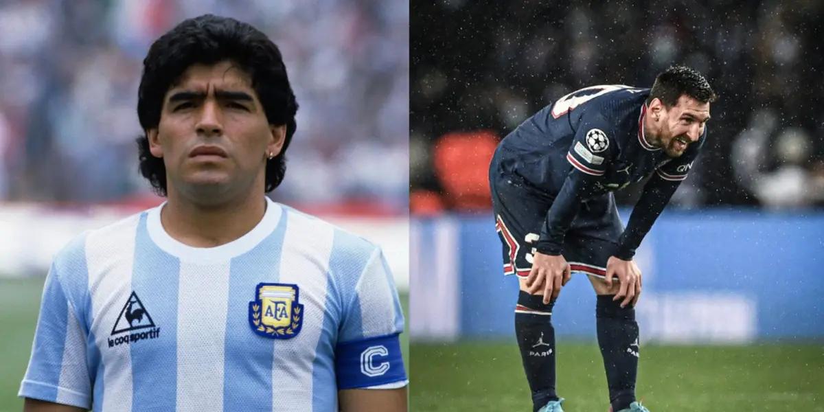 He coincided with Diego at FC Barcelona, he admired Messi, but he always chose the world champion in 1986.