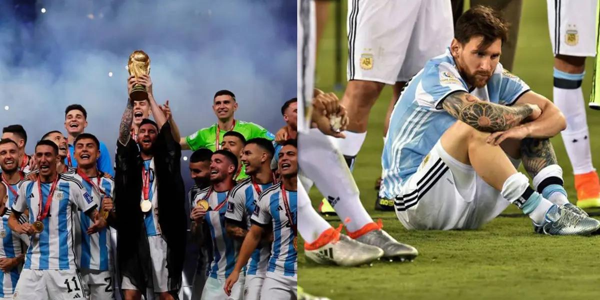 He cried with Messi in the World Cup final, today he ends his career