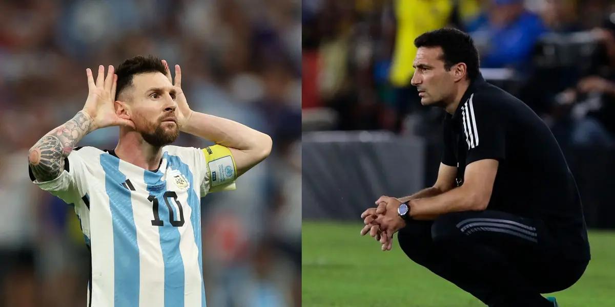 He did not have a leading role in Qatar and would step aside after the tribute prepared for the world champions.