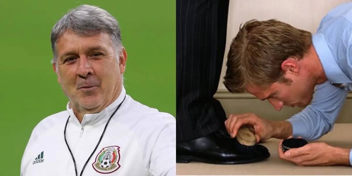 He earns a place in the World Cup by praising Mexico's coach, although it is clear that the team is not up to the task. 
