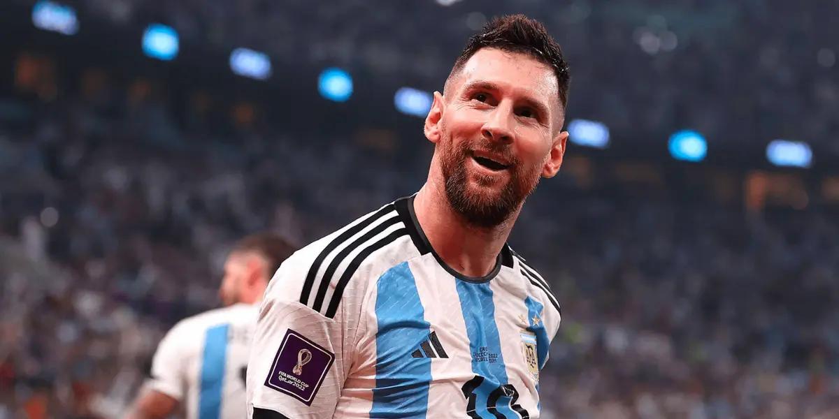 He fought with the top winner of the Ballon d'Or, but could not contain the emotion after Leo's exhibition in Qatar