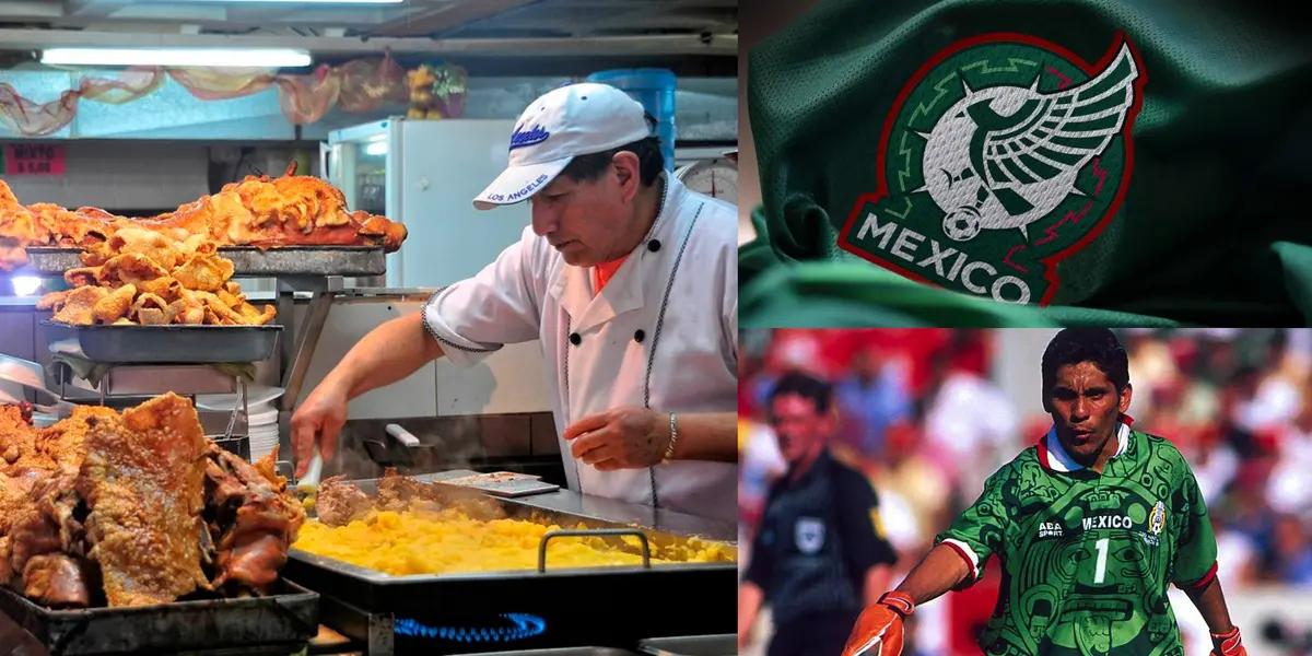 He had a stint with El Tri, humiliated Jorge Campos with a tunnel goal, but now he is dedicated to other activities, linked to the sale of food.