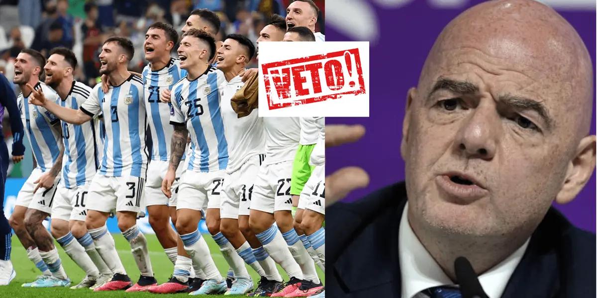 He is banned from the World Cup and it is official, in Argentina there is a surprise, he was in Argentina vs Mexico