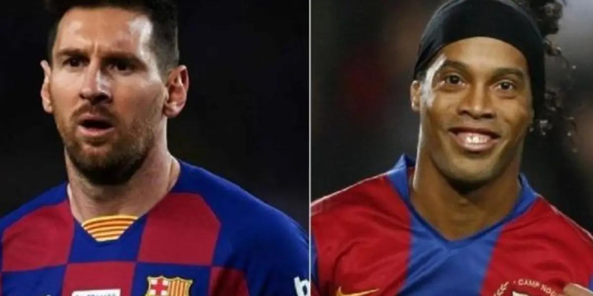 He is compared to the Brazilian legend, has an incredible relationship with Leo and could return to play at his 35 years.